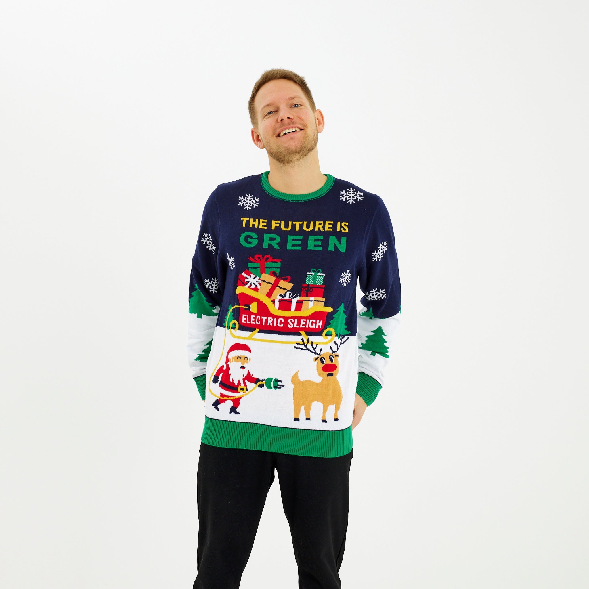 The Electric Christmas Sweater - Herre.